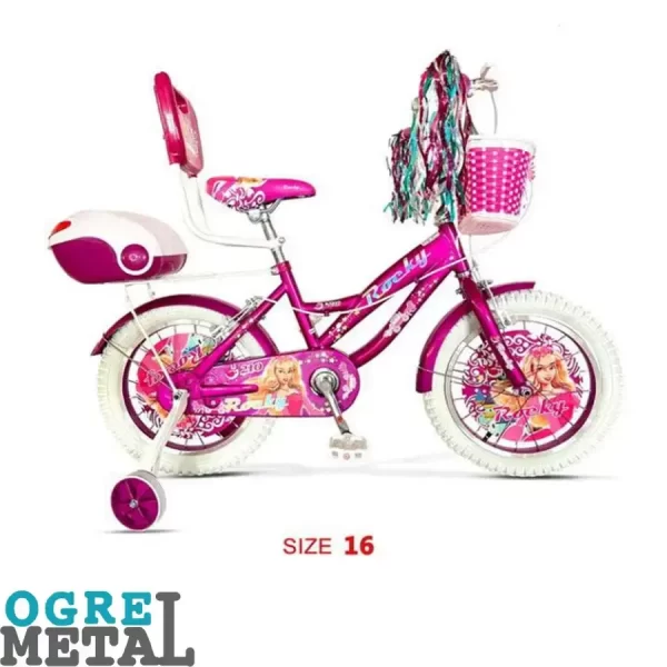 دوچرخه دخترانه راکی سایز 16 -فروشگاه آنلاین اوگرمتال
