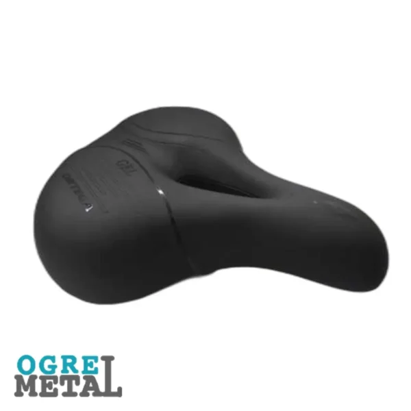 زین دوچرخه پهن طبی چراغ دار برند ORTEGA GEL